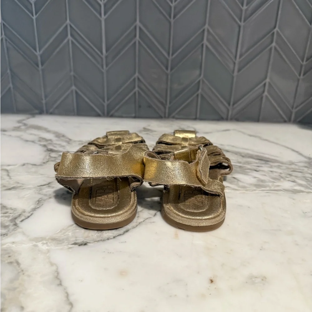 ADD‎ ON FOR $19 Zara Gold Sandals 8.5c H&M
